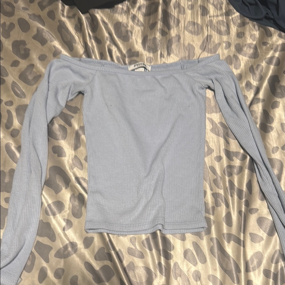 RSQ Light Blue Long Sleeve Top